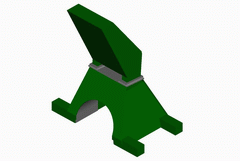2002 - CONCRETE MIXER AM-190 - Front traverse - 3D model - Pro/ENGINEER 2001 - VSS, a.s. Koice - AXYZ Awards 2001