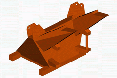 2002 - CONCRETE MIXER AM-190 - Back traverse - 3D model - Pro/ENGINEER 2001 - VSS, a.s. Koice - AXYZ Awards 2001