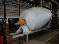 2002 - CONCRETE MIXER AM-190 - Production of prototype - Assembling - VSS, a.s. Koice - AXYZ Awards 2001