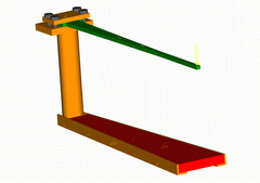 2002 - CONSTANT STRENGTH BEAM - 3D model - Pro/ENGINEER 2001