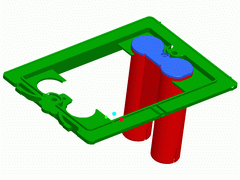 2004 - BATTERY CASE - 3D  model - Pro/ENGINEER 2001 - Senzor, s.r.o. Koice