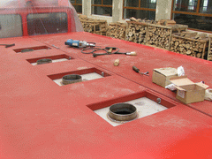 2005 - FIRE FIGHTING TANK FOR MERCEDES UNIMOG U4000L - 2000 dm3 - Production of prototype - Top view - TT Koice